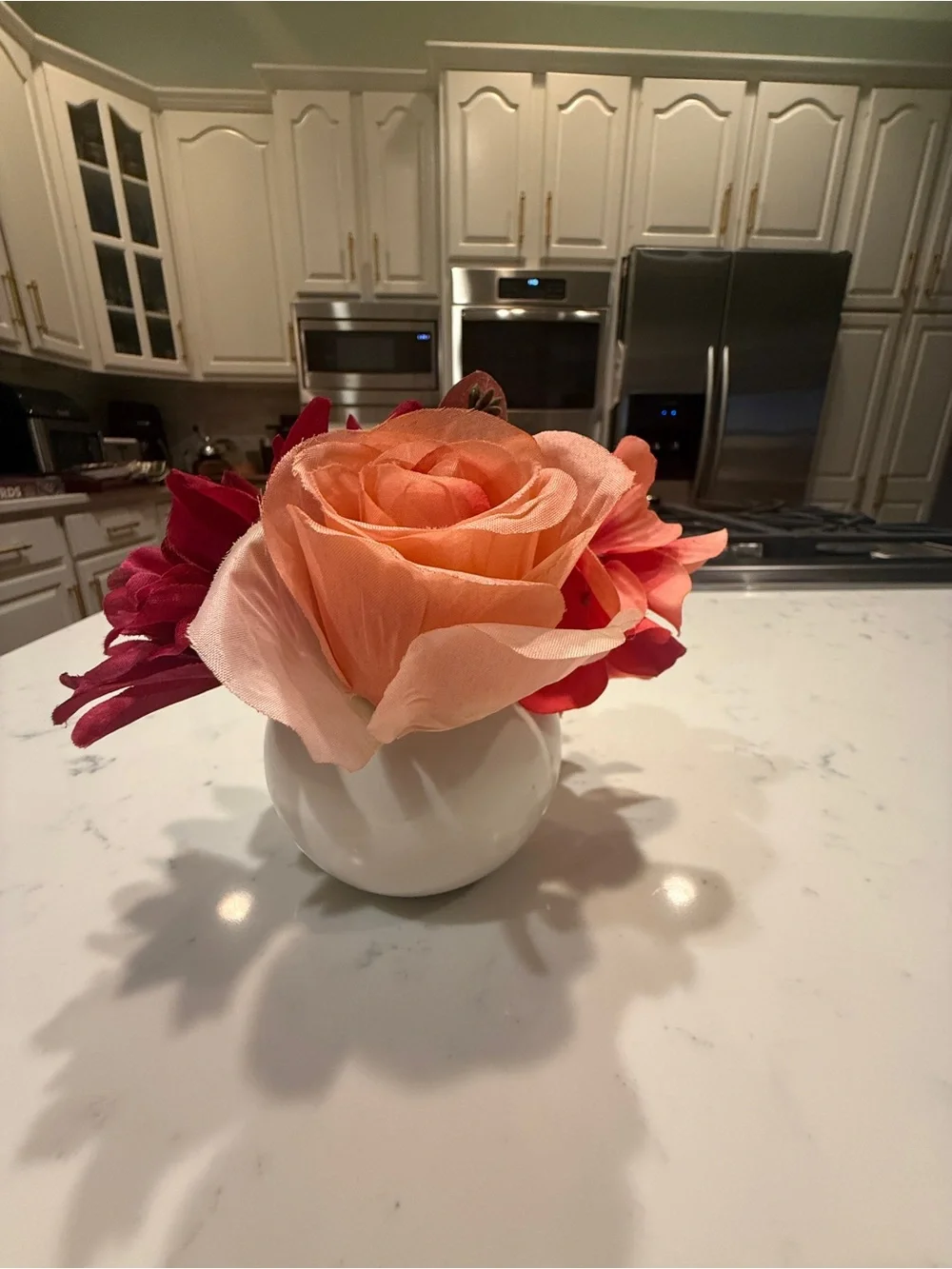 Small Faux Floral Arrangement small faux